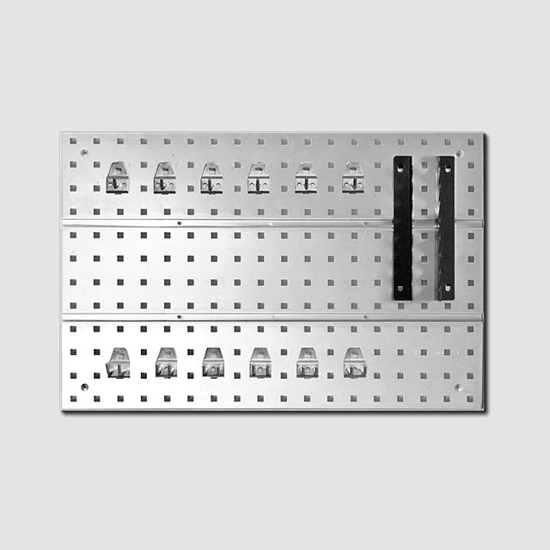 Obrázek z Závěsná stěna s držáky 1 díl 575x385mm 